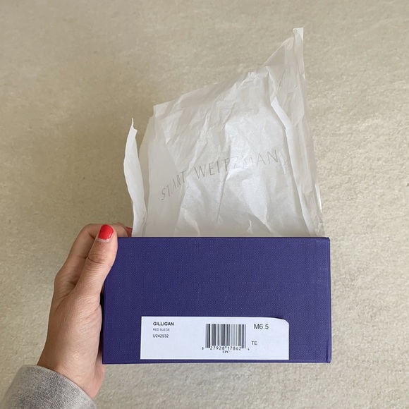 Stuart Weitzman Gillian Flat (Red) - Picture 5 of 10